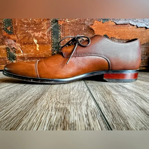 Men’s Florsheim Postino Cap Toe Leather Oxfords Dress Shoes - Picture 7 of 13